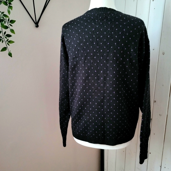 SWEET VINTAGE BUTTON FRONT COLLEGIATE SWEATER med - Picture 3 of 8